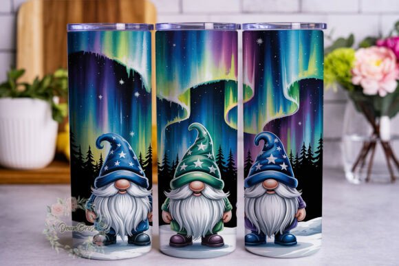 Aurora Gnome Winter Tumbler Wrap Review