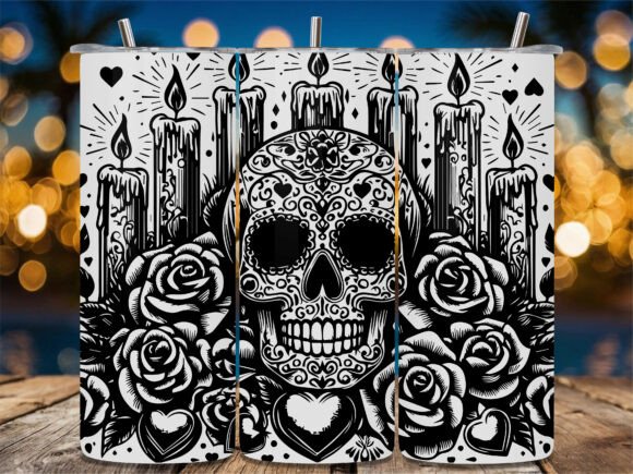 Candle Rose Sugar Skull Embroidery Design Review