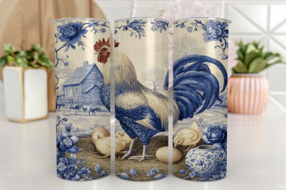 Chicken Tumbler Floral Spring Design Review