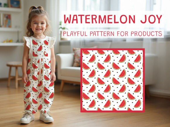 Cute Watermelon Slice Seamless Pattern Review