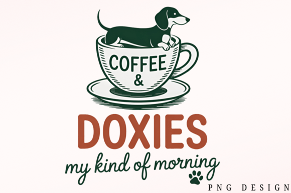 Funny Dachshund Coffee PNG Sublimation Design Review
