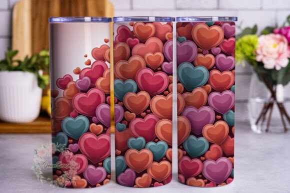 Glossy Hearts Love Tumbler Wrap Review