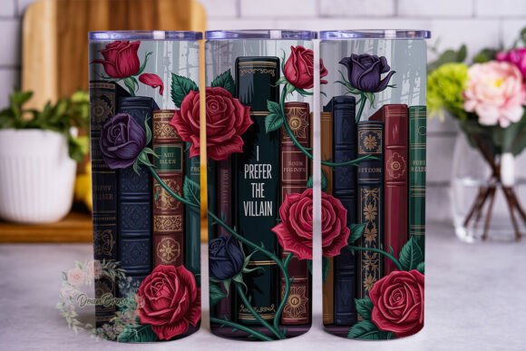 Gothic Book Rose Tumbler Wrap Review