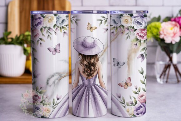 Lavender Dreams Gown Tumbler Wrap Review