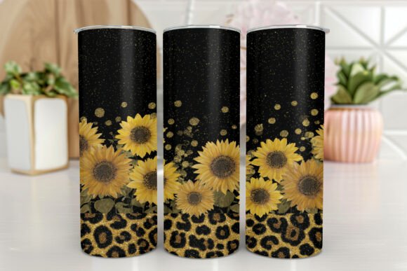Leopard Print Sunflower Tumbler Wrap Review