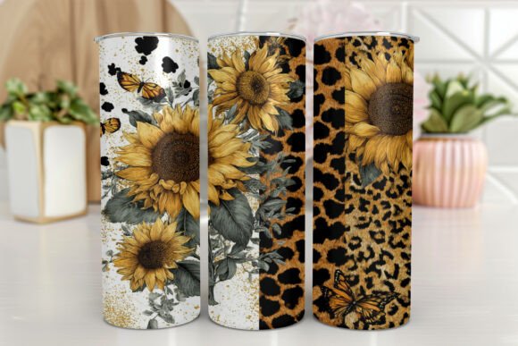 Leopard Sunflower Floral Tumbler Wrap Review