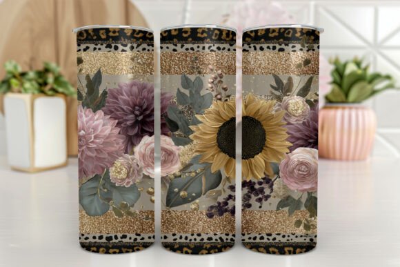 Leopard Sunflower Tumbler Design 20 Oz Review