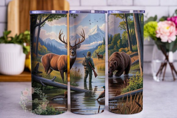 Majestic Wildlife Forest Tumbler Wrap Design Review