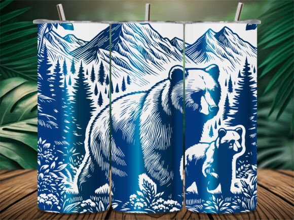 Mama Bear Mountains Forest Tumbler Embroidery Review