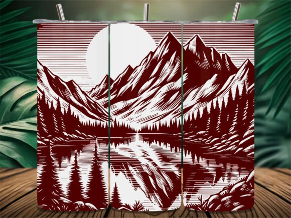 Mountain Pine Forest Lake Tumbler Review