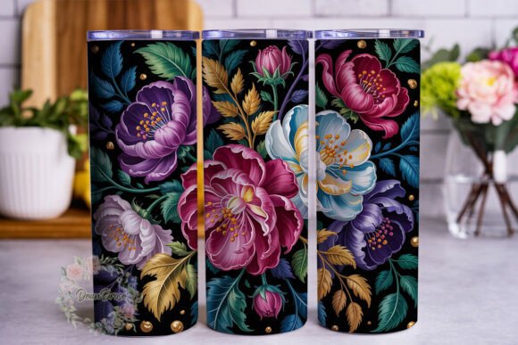 Opulent Magenta Floral Tumbler Wrap Review