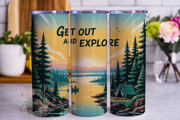 Outdoor Camping Lake Tumbler Wrap Review