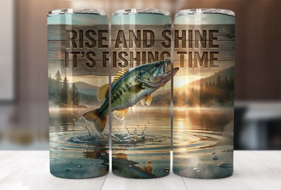 Rise and Shine Its Fishing Time Tumbler Review