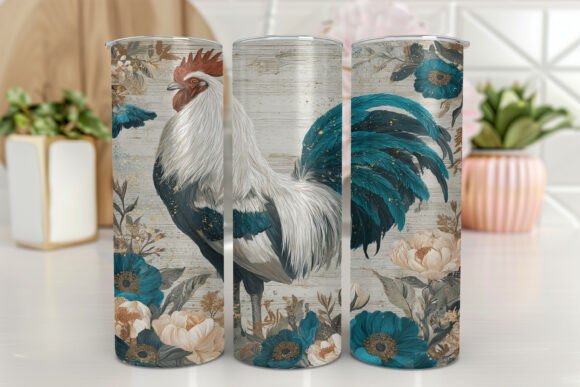 Rooster 20 Oz Tumbler Wrap PNG Review