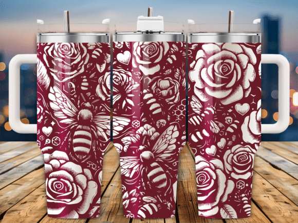 Roses Bee Floral Embroidery Design Review