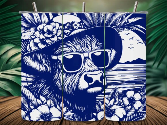 Summer Cow Sunglasses Tumbler Embroidery Review