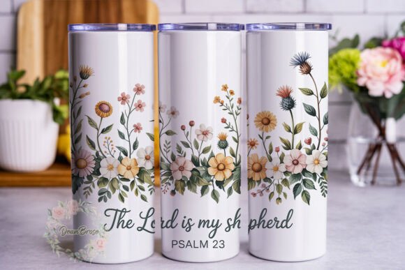 Watercolor Scripture Floral Tumbler Wrap Review
